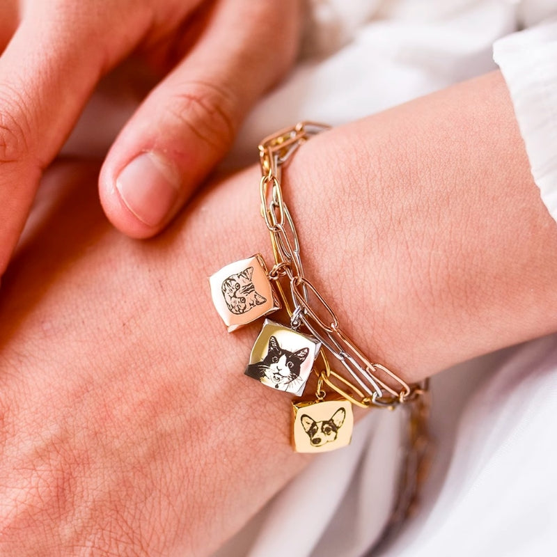 Memorial Pet Punk-Style Bracelet