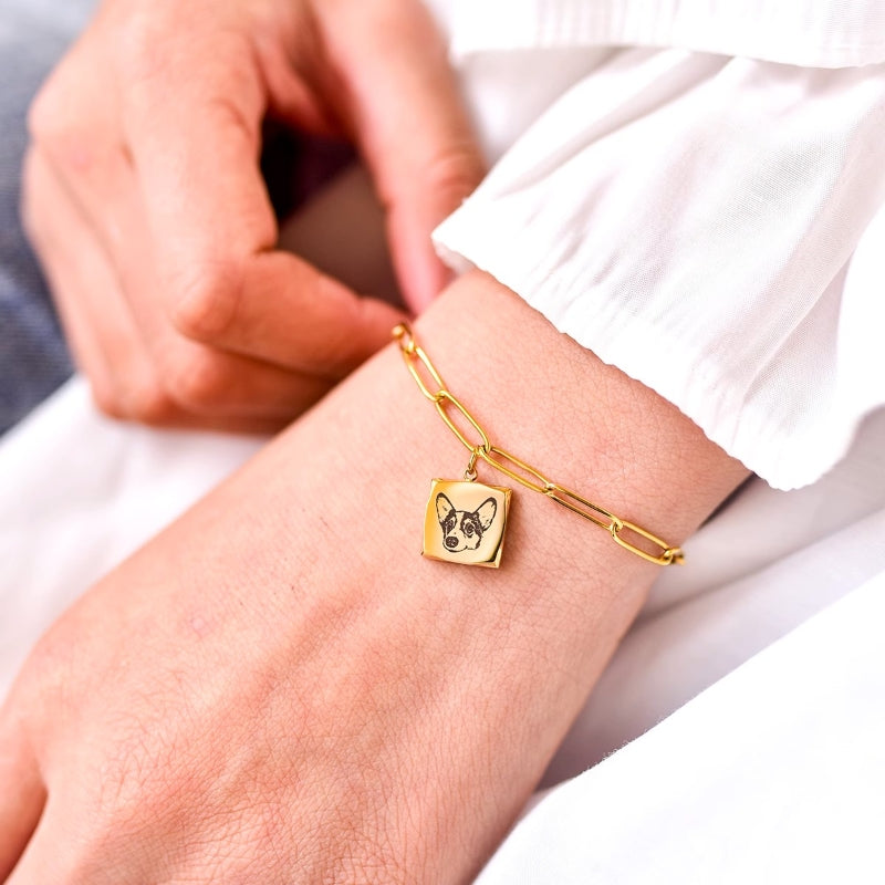 Memorial Pet Punk-Style Bracelet