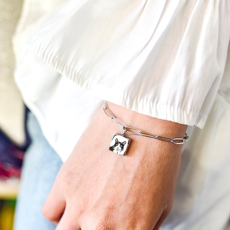 Memorial Pet Punk-Style Bracelet