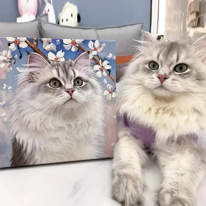 Custom Pet Portrait Blind Box · Monochrome Dreamscape Series