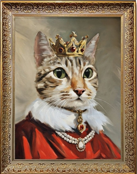 The Queen In Full Regalia