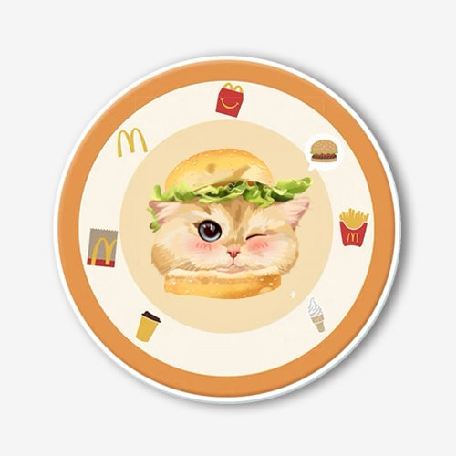 Snack Time – Burger Theme Custom Rug